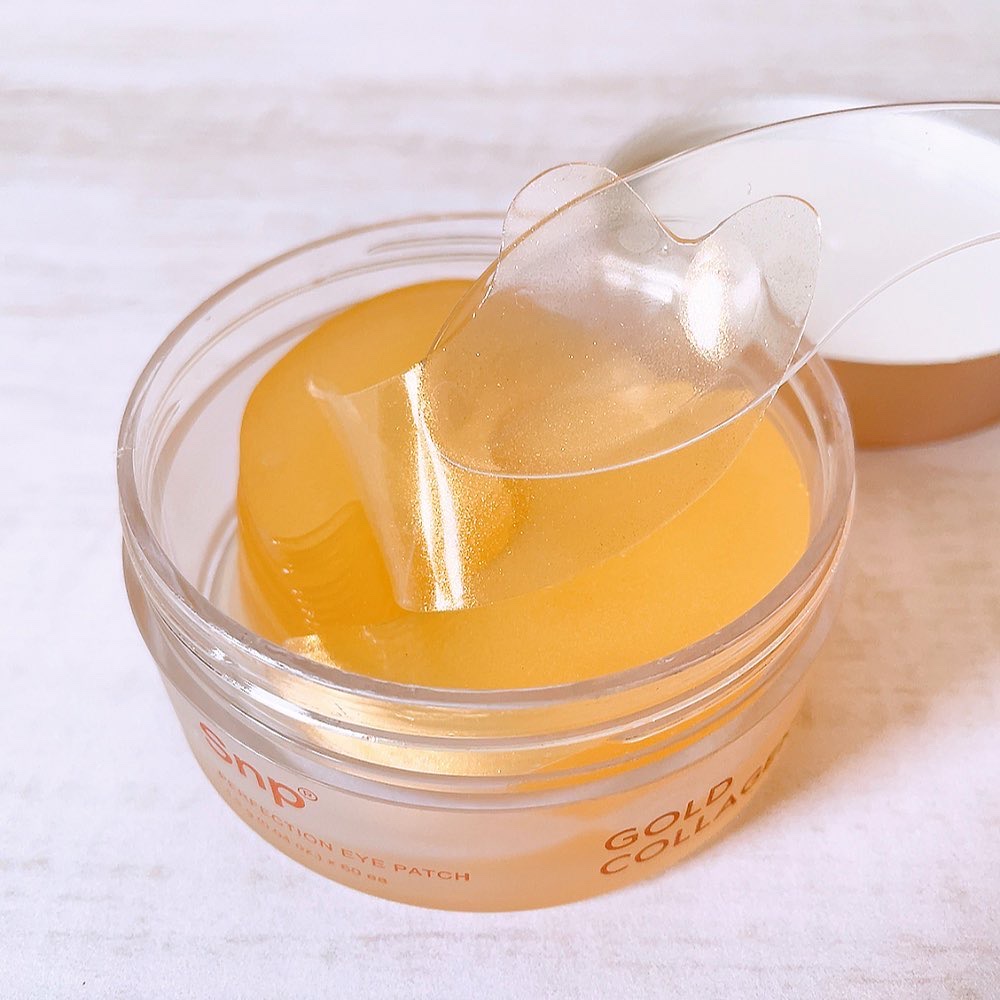 ゴールドコラーゲンパーフェクションアイパッチ/SNP/シートマスク・パックを使ったクチコミ（3枚目）