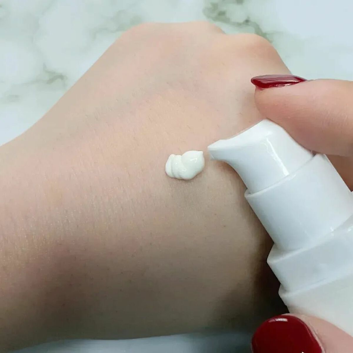 サンクリーム+/ DermaJ/日焼け止めクリームを使ったクチコミ(3枚目)