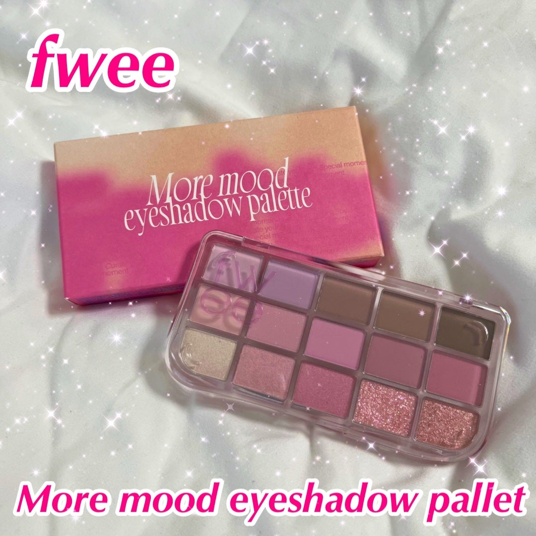 フィー モアムードアイパレット/fwee/アイシャドウパレットを使ったクチコミ(1枚目)