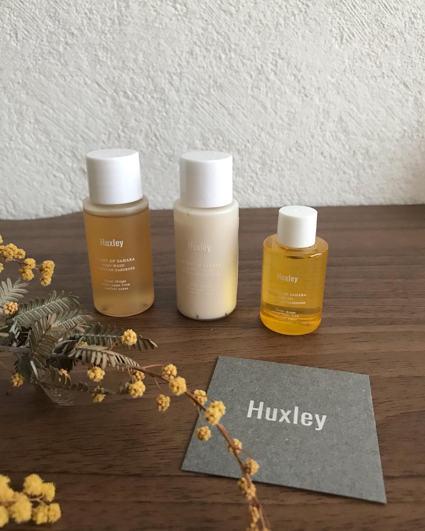 ボディオイル； モロッカンガーデナー/Huxley/ボディオイルを使ったクチコミ（1枚目）