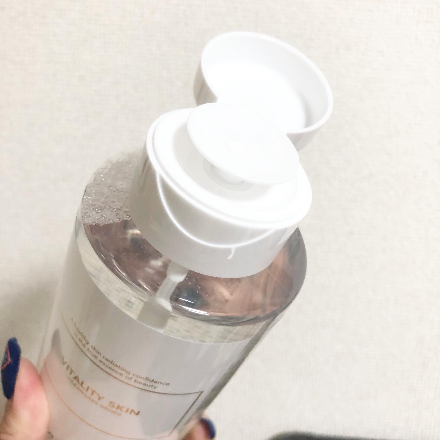 バイタリティ スキン クレンジングドロップス (クレンジングウォーター)/ブリリアージュ/クレンジングウォーターを使ったクチコミ（2枚目）