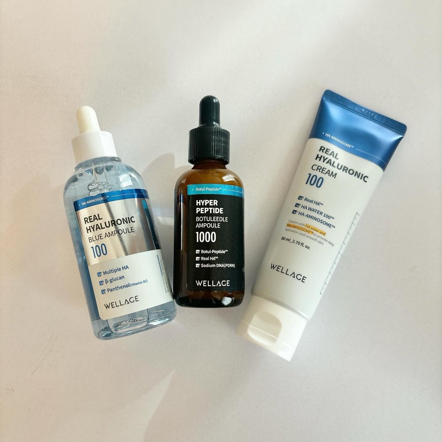 コスメ&スキンケア on LIPS 「WELLAGE✨◎リアルヒアルロニックブルー100アンプル韓国..」(1枚目)