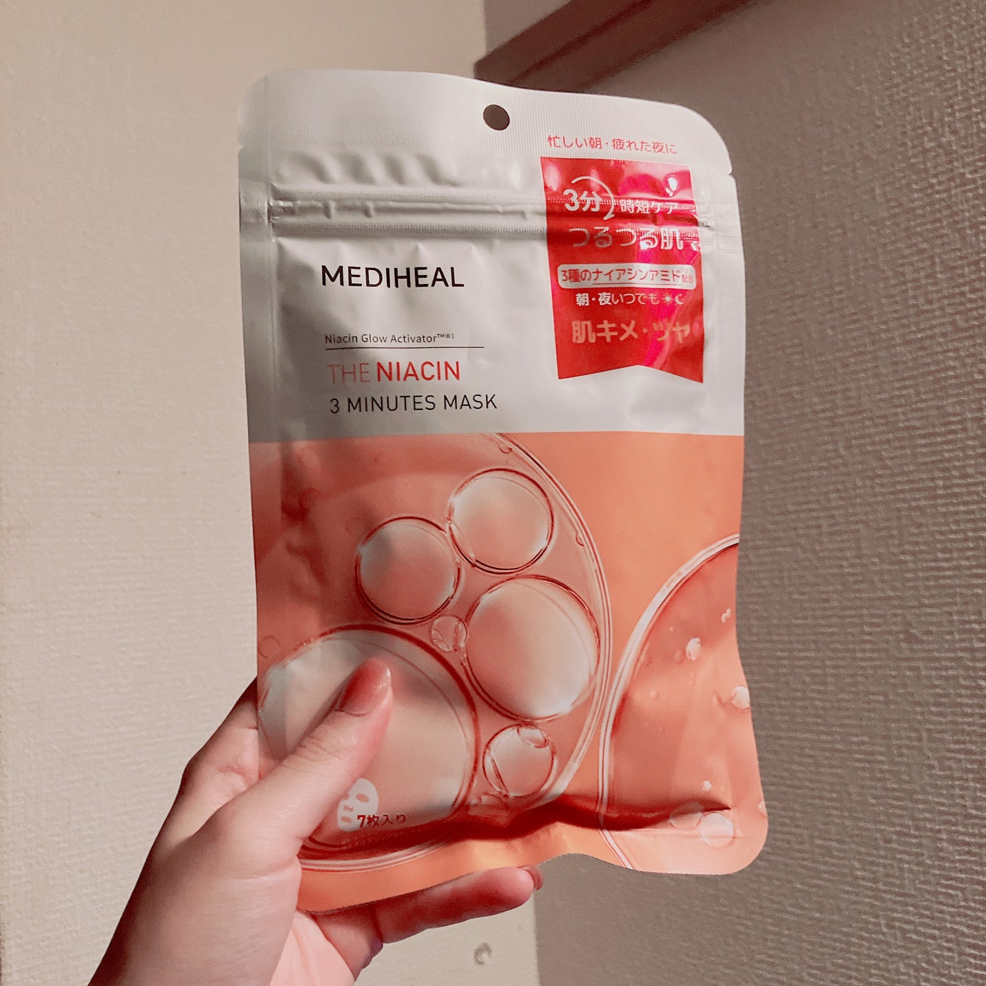 THE ナイアシン 3ミニッツマスク/MEDIHEAL/シートマスク・パックを使ったクチコミ(1枚目)