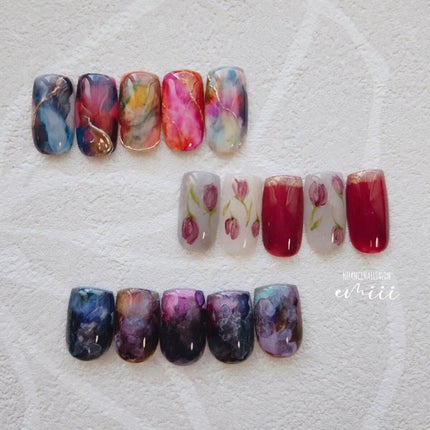 マーブルリキッド/Petit Price/ネイル用品を使ったクチコミ(4枚目)