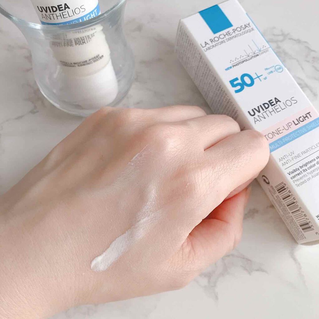 UVイデア XL プロテクショントーンアップ/ラ ロッシュ ポゼ/日焼け止めクリームを使ったクチコミ（3枚目）