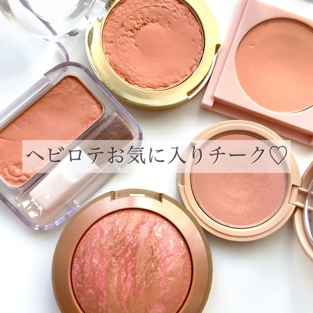 パステルブラッシャー 02 コーラルヘイズ/dasique/パウダーチークを使ったクチコミ（1枚目）