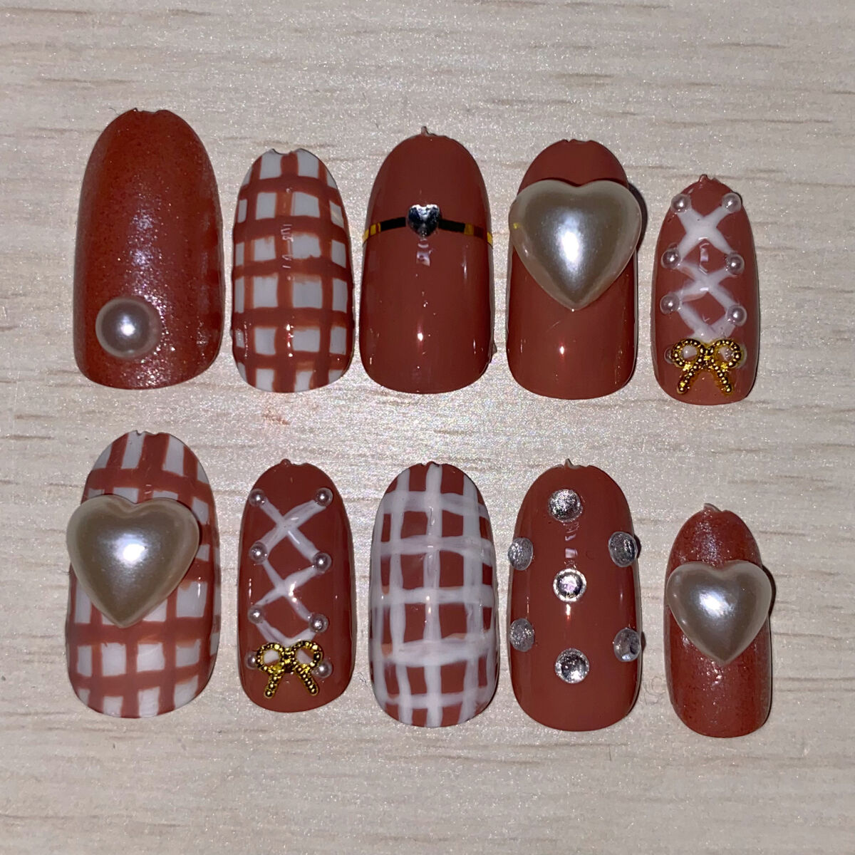 ネイルパーツ/セリア/ネイルチップ・パーツを使ったクチコミ（3枚目）