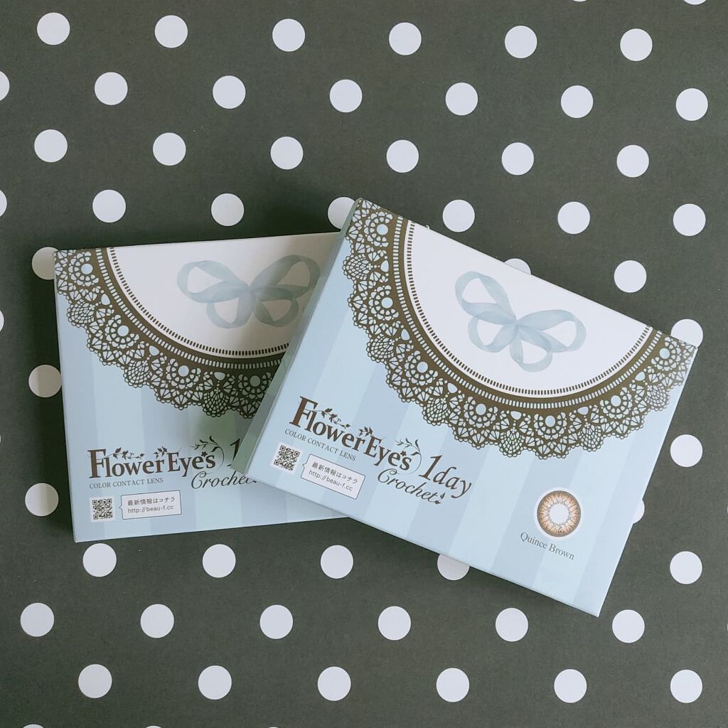 フラワーアイズ ワンデー クロッシェ/株式会社ビューフロンティア/ワンデー(1DAY)カラコンを使ったクチコミ(2枚目)