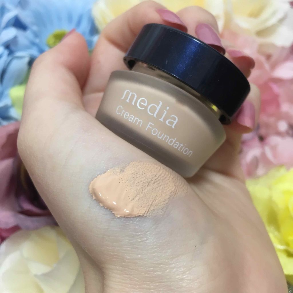 クリームファンデーション〈ミニ〉/media/クリーム・エマルジョンファンデーションを使ったクチコミ（1枚目）