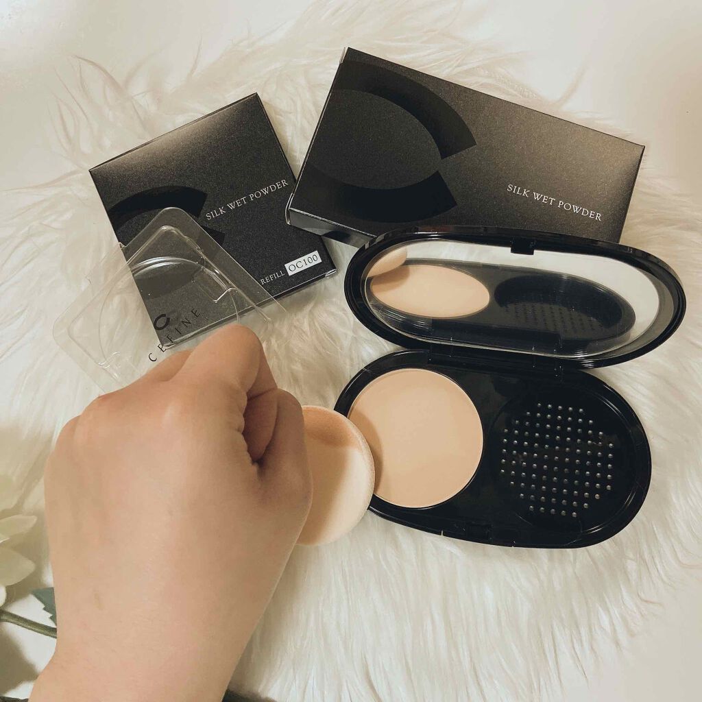 シルクウェットパウダー/セフィーヌ/パウダーファンデーションを使ったクチコミ(4枚目)