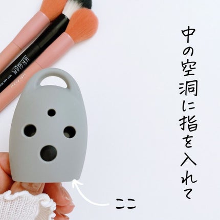 UR GLAM POWDER BRUSH/U R GLAM/メイクブラシを使ったクチコミ(4枚目)