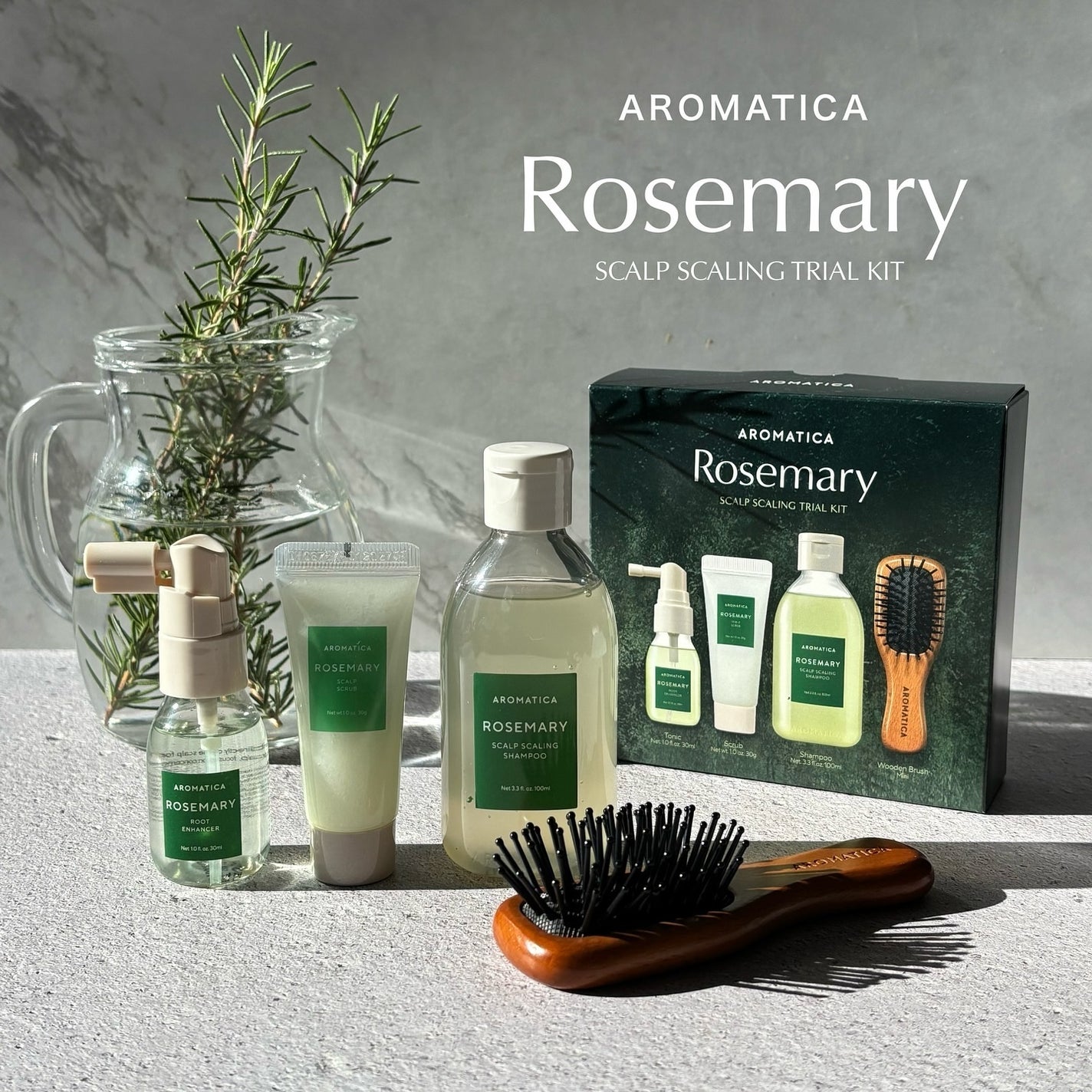 ローズマリー ヘア トライアルセット/AROMATICA/トライアルキットを使ったクチコミ(1枚目)