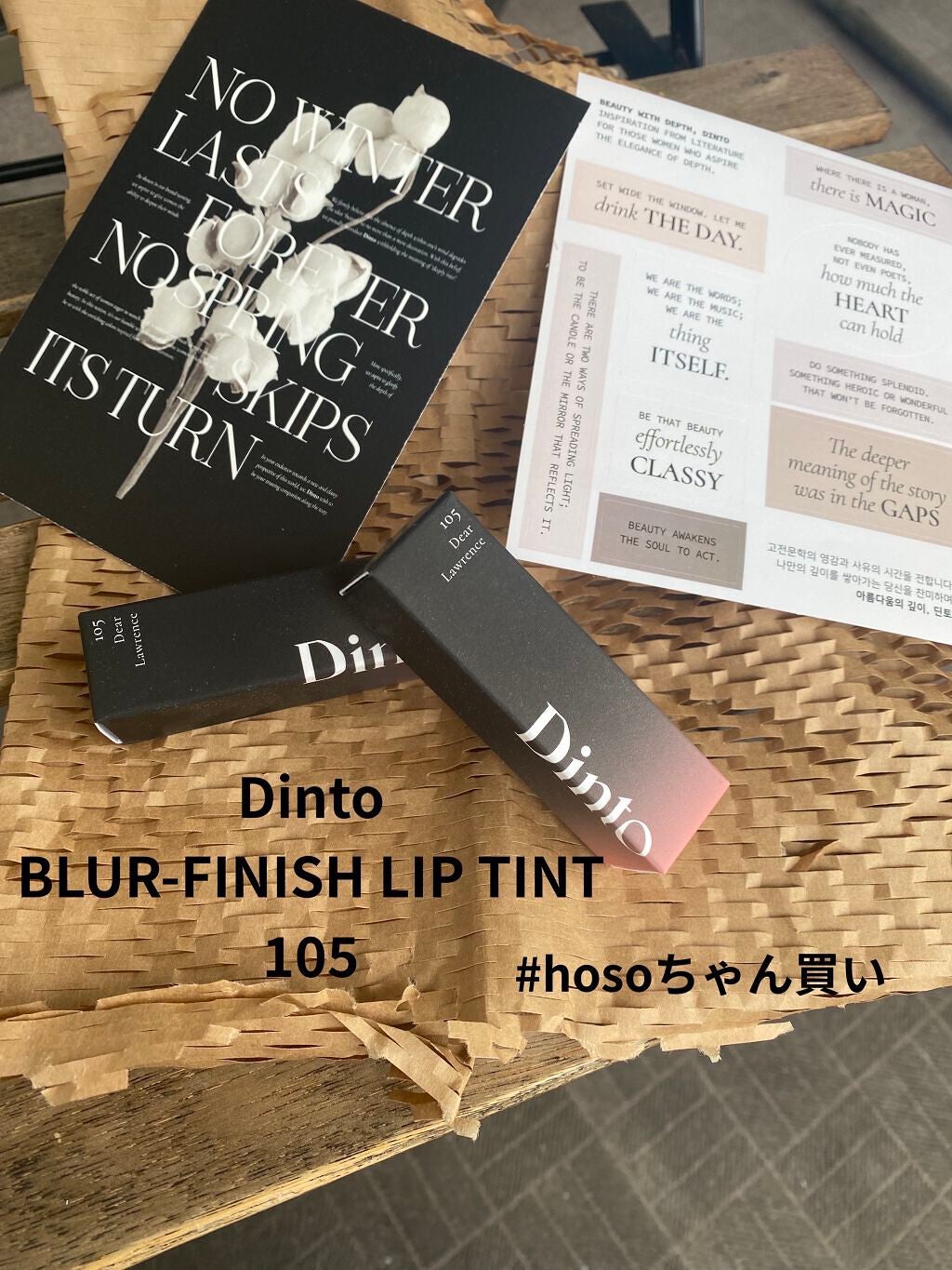 ブラーフィニシュリップティント/Dinto/リップティントを使ったクチコミ(1枚目)