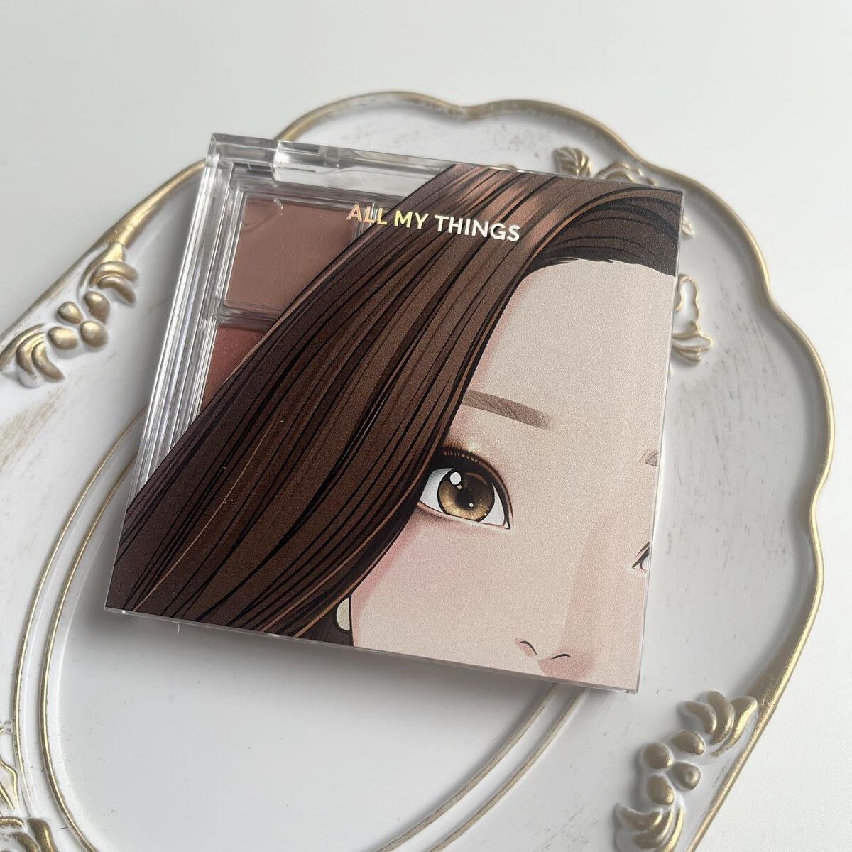 グリッターリキッドアイシャドウ/all my things/グリッターを使ったクチコミ（2枚目）