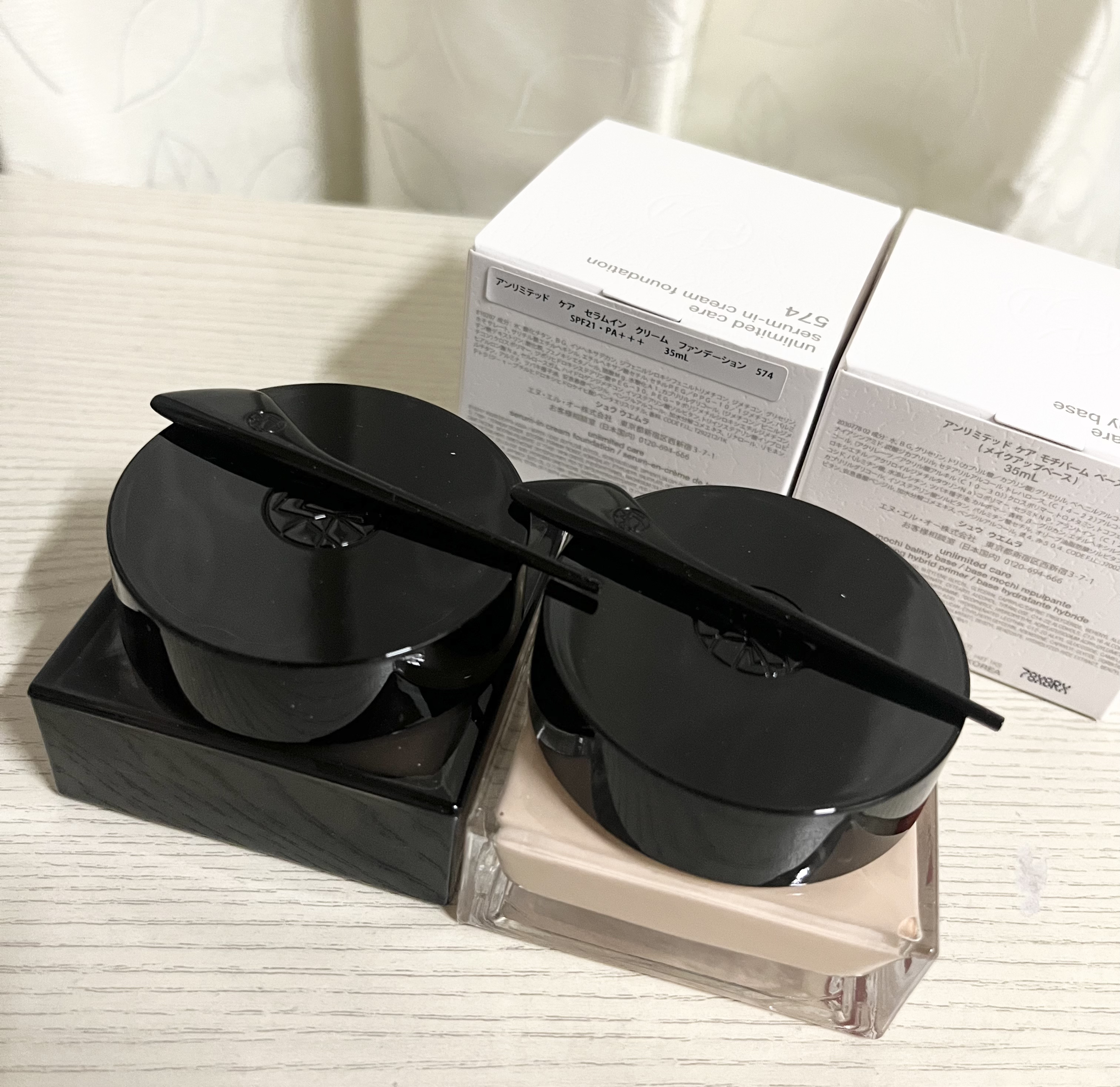 アンリミテッド ケア セラムイン クリーム ファンデーション/shu uemura/クリーム・エマルジョンファンデーションを使ったクチコミ（1枚目）