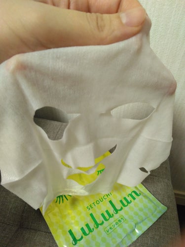 瀬戸内ルルルン（レモンの香り）/ルルルン/シートマスク・パックを使ったクチコミ（3枚目）