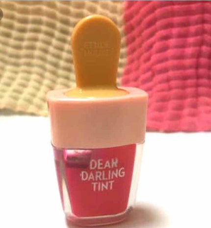 ディアダーリン ウォータージェルティント (アイスティント)/ETUDE/口紅を使ったクチコミ(3枚目)