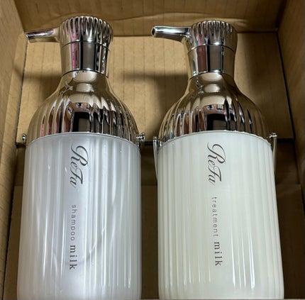 リファミルクプロテインシャンプー/トリートメント/ReFa/シャンプー・コンディショナーを使ったクチコミ(1枚目)