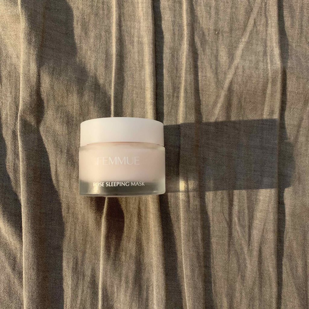 ローズウォーター スリーピングマスク/FEMMUE/フェイスクリームを使ったクチコミ(1枚目)