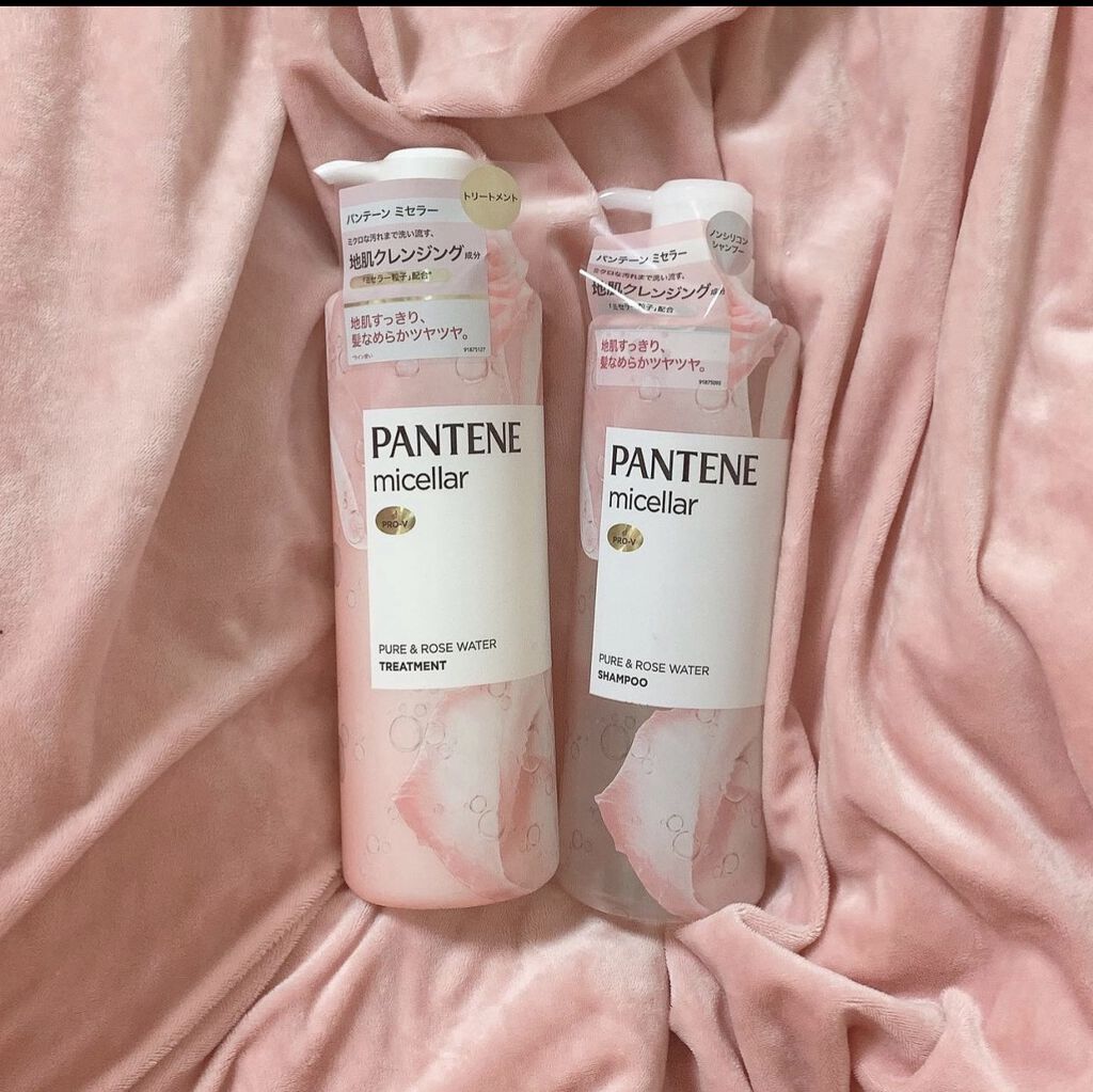 PRO-V ミセラー ピュア＆ローズウォーター ノンシリコンシャンプー/トリートメント/パンテーン/市販シャンプーを使ったクチコミ（3枚目）