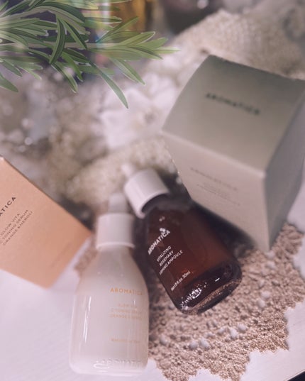 グロービタCトーニングセラム/AROMATICA/美容液を使ったクチコミ(7枚目)