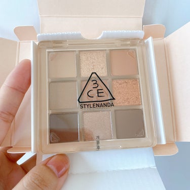 3CE MULTI EYE COLOR PALETTE BUTTER CREAM/3CE/パウダーアイシャドウを使ったクチコミ（3枚目）