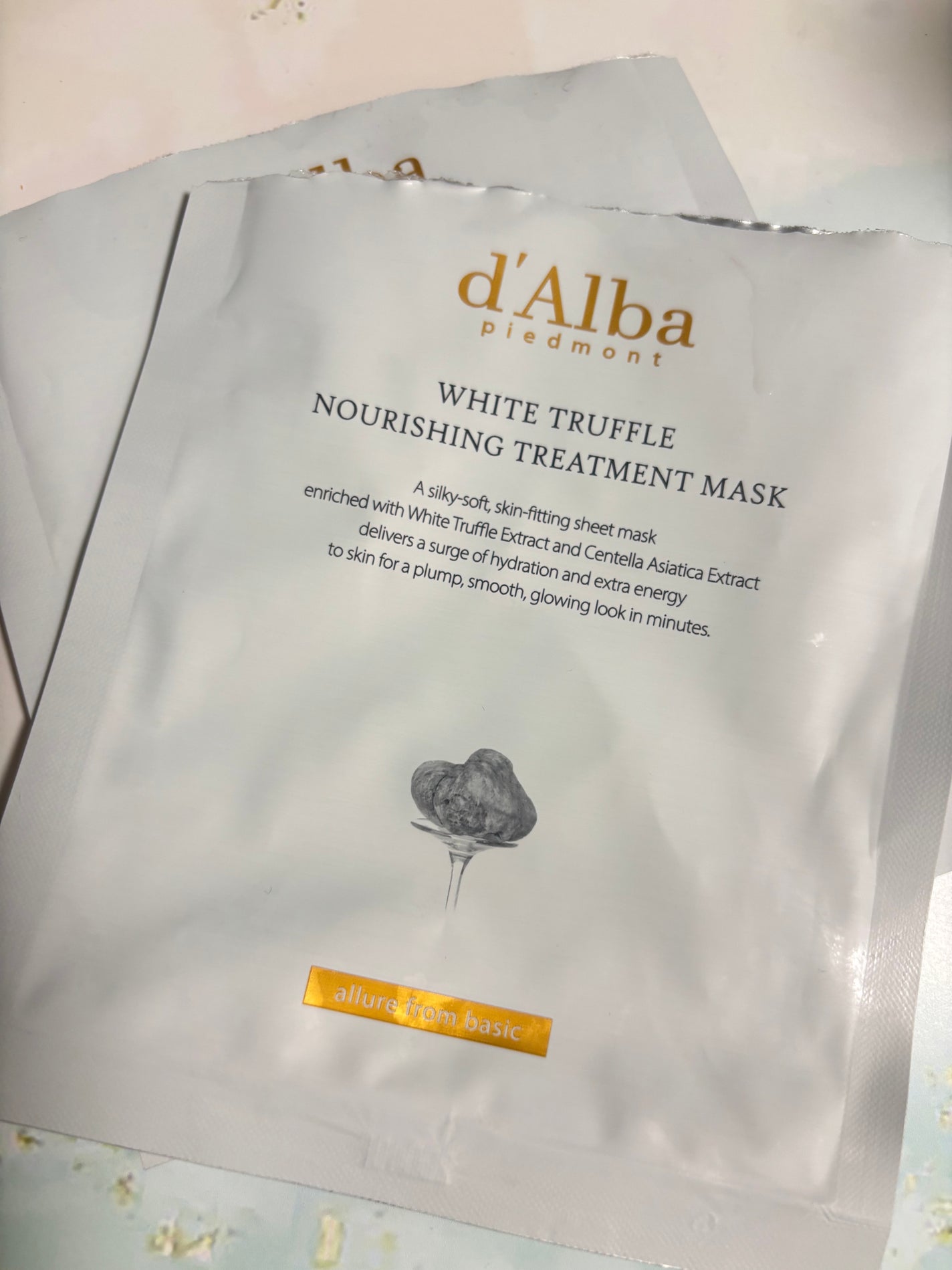 ホワイトトリュフナリシングトリートメントマスク/ダルバ/シートマスク・パックを使ったクチコミ(1枚目)