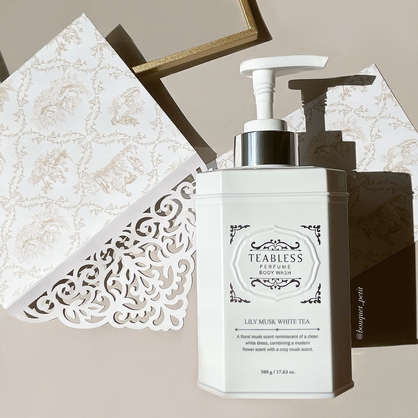 パフュームボディローション リリィムスクホワイトティー/TEABLESS/ボディローションを使ったクチコミ（1枚目）