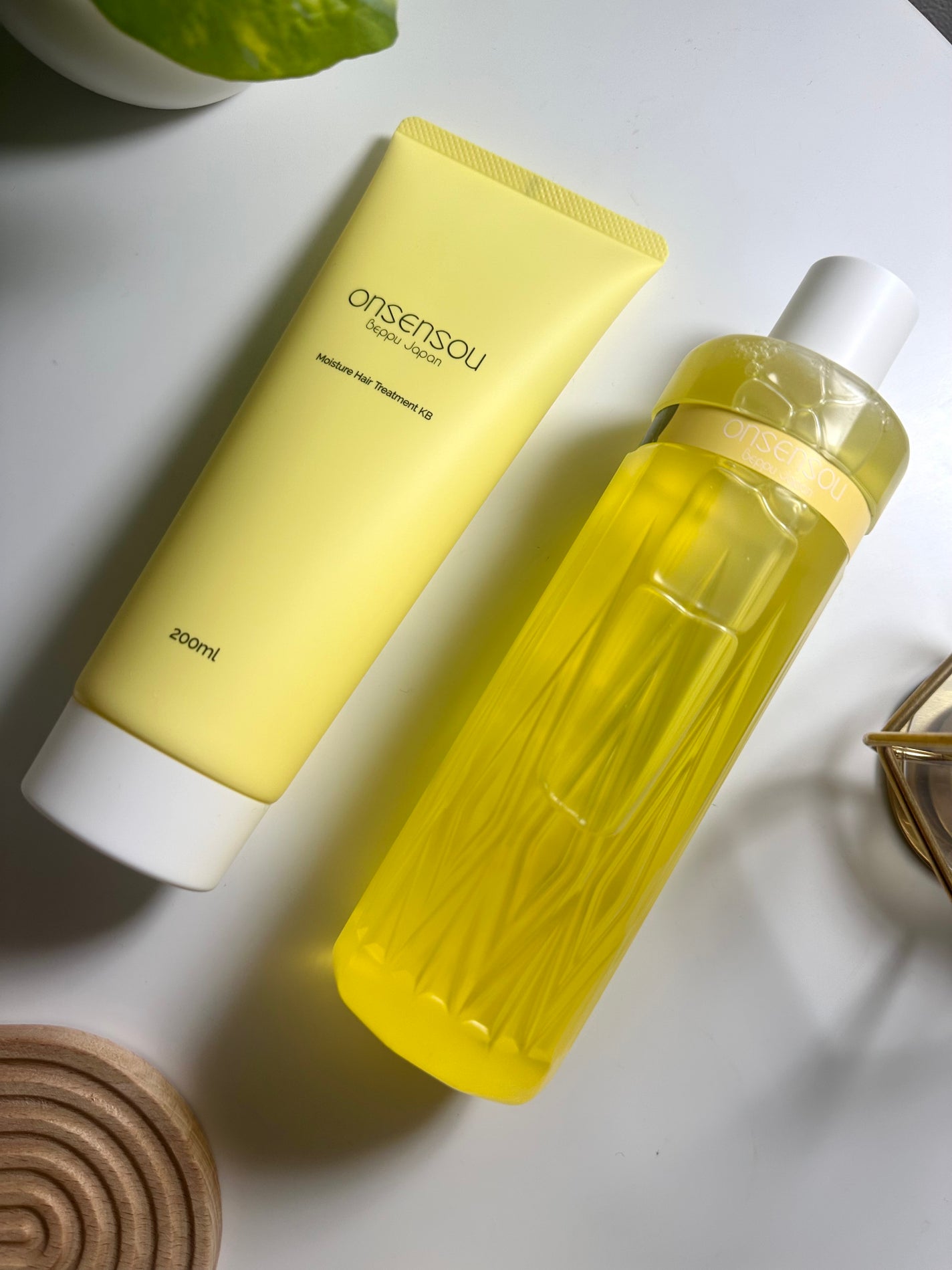 モイスチャーシャンプー/モイスチャートリートメント KABOSU/ONSENSOU/市販シャンプーを使ったクチコミ(4枚目)