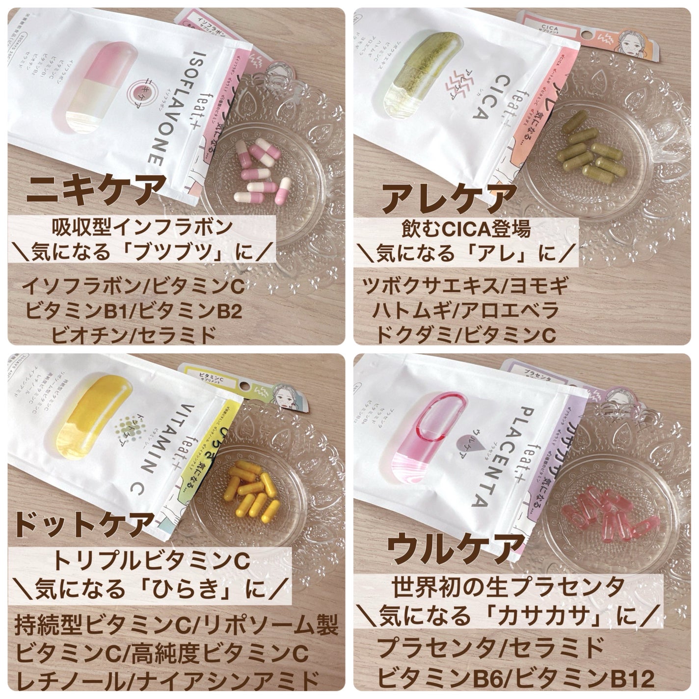 フィート+ VITAMIN C ドットケア/Feat./美容サプリメントを使ったクチコミ(1枚目)