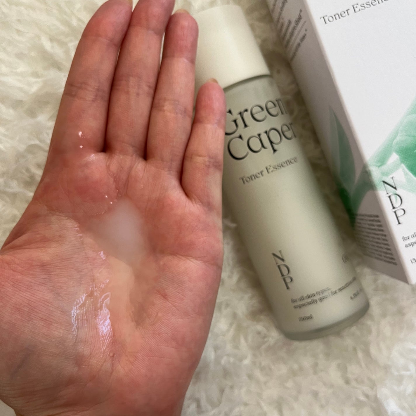 Green Caper Toner Essence/NATURAL DERMA PROJECT/化粧水を使ったクチコミ(3枚目)