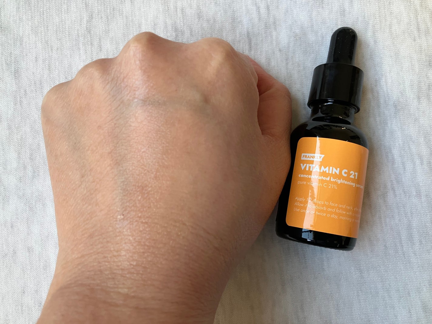ビタミンC21セラム/Frankly/美容液を使ったクチコミ(6枚目)