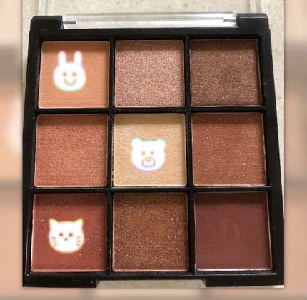 UR GLAM BLOOMING EYE COLOR PALETTE/U R GLAM/アイシャドウパレットを使ったクチコミ(4枚目)