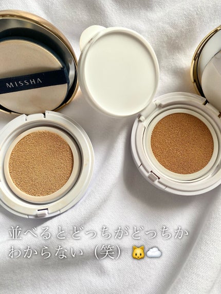 M クッション ファンデーション(モイスチャー)/MISSHA/クッションファンデーションを使ったクチコミ(3枚目)