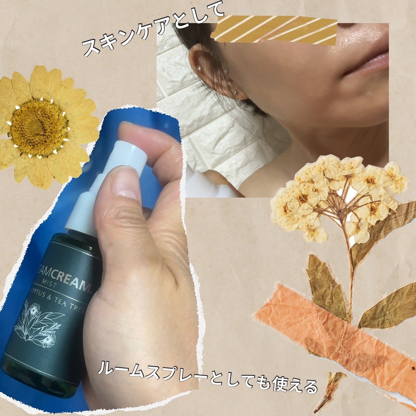 スチームクリームミストET(ユーカリ&ティーツリー)/STEAMCREAM/ミスト状化粧水を使ったクチコミ(3枚目)