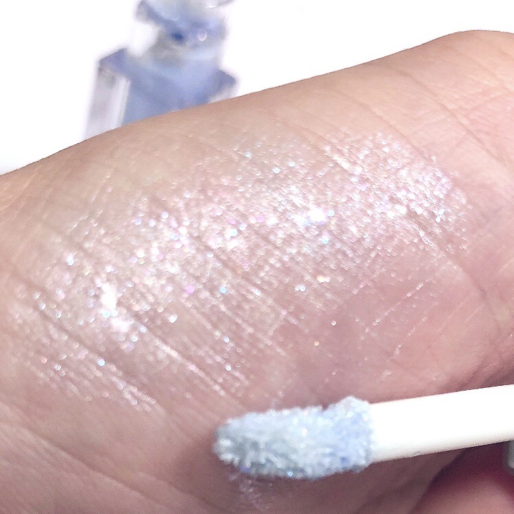 アミュチア セレクトタッチアイシャドウ G302 フローズンビジュー(グリッタータイプ)/クラブ/リキッドアイシャドウを使ったクチコミ（3枚目）