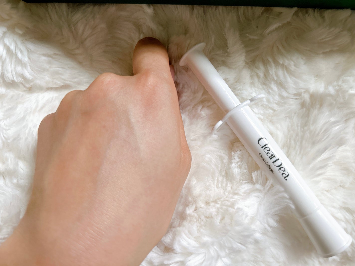 ミューシンコラーゲンボリューミングクリームアンプル/ClearDea./美容液を使ったクチコミ(9枚目)