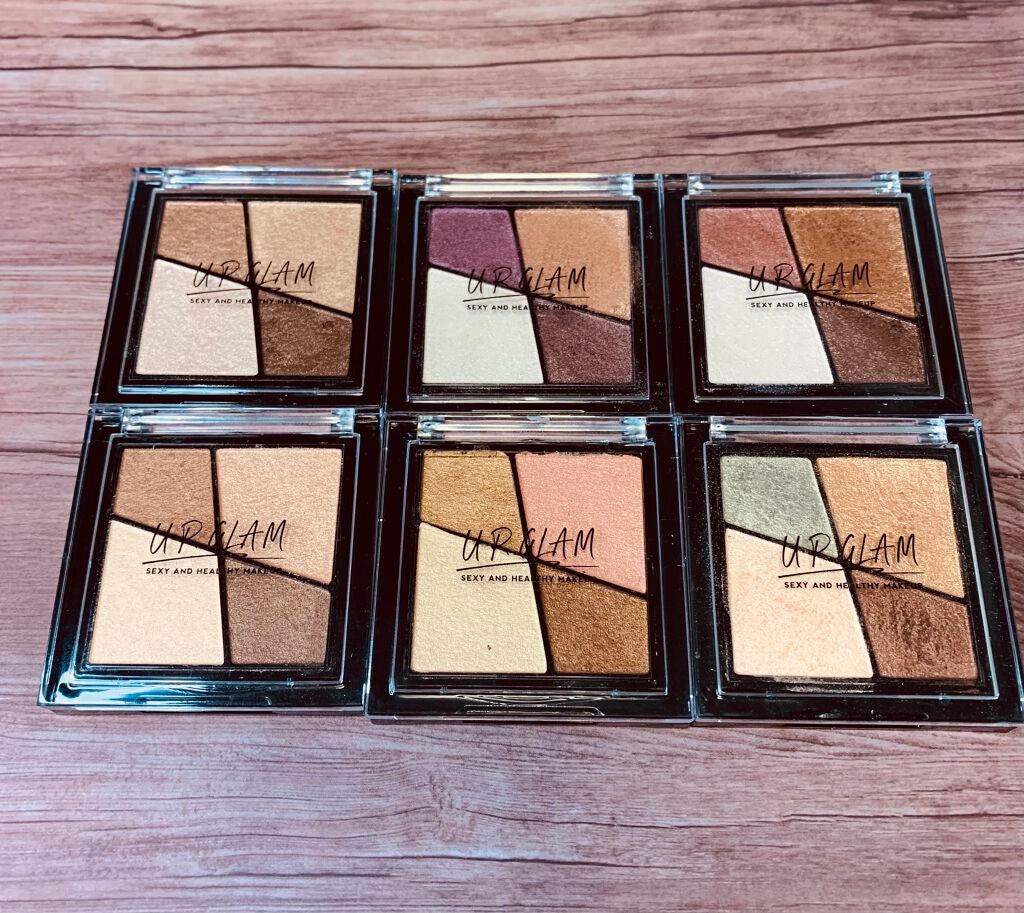 UR GLAM VELVET EYE COLOR PALETTE/U R GLAM/アイシャドウパレットを使ったクチコミ(1枚目)
