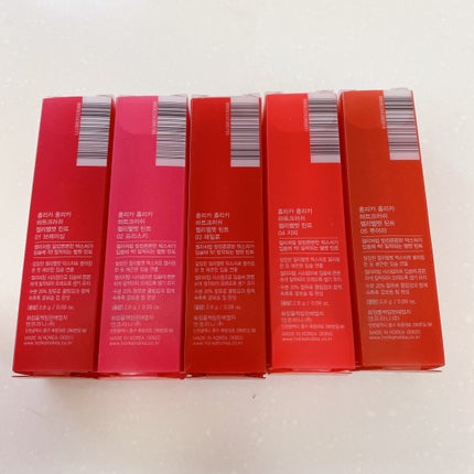 ハートクラッシュジェリーベルベットティント/HOLIKA HOLIKA/リップティントを使ったクチコミ(5枚目)