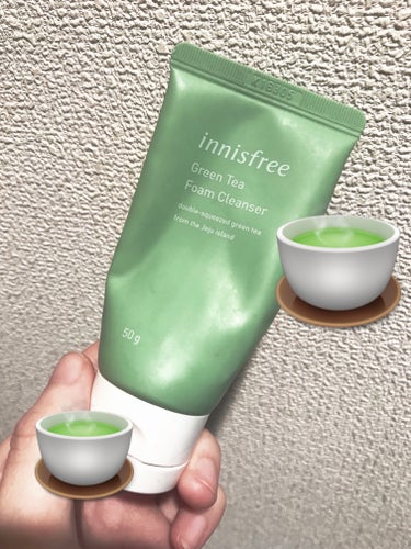 innisfree グリーンティー フォームクレンザーのクチコミ「innisfreeで
なんか購入した際に
おまけで確かついて物🌟

グリーンティー フォームク.....」（1枚目）