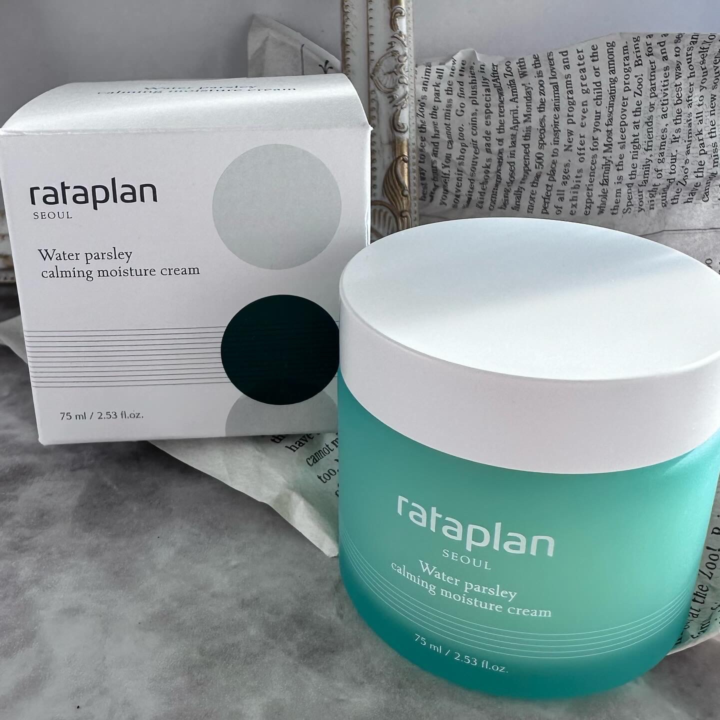 ウォーターパセリカーミングセラム/rataplan/美容液を使ったクチコミ（2枚目）