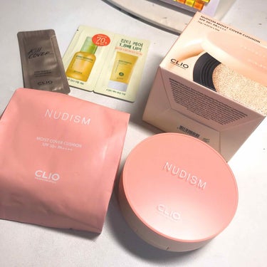 NUDISM MOIST COVER CUSHION/CLIO/クッションファンデーションを使ったクチコミ（1枚目）