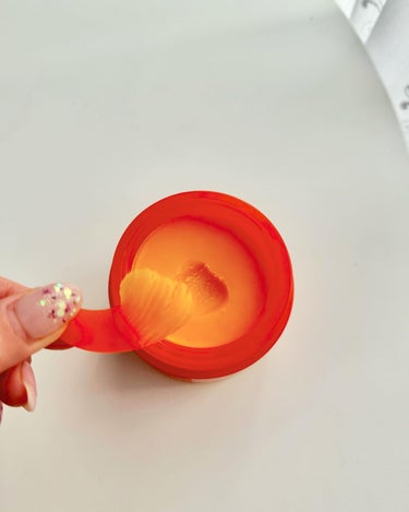 APRILSKIN カロテンIPMP(TM) とろけるクレンジングバーム のクチコミ「エイプリルスキンの毛穴ケアに特化したクレンジングバーム

オレンジ色の柔らかいバーム。

乳化.....」（2枚目）
