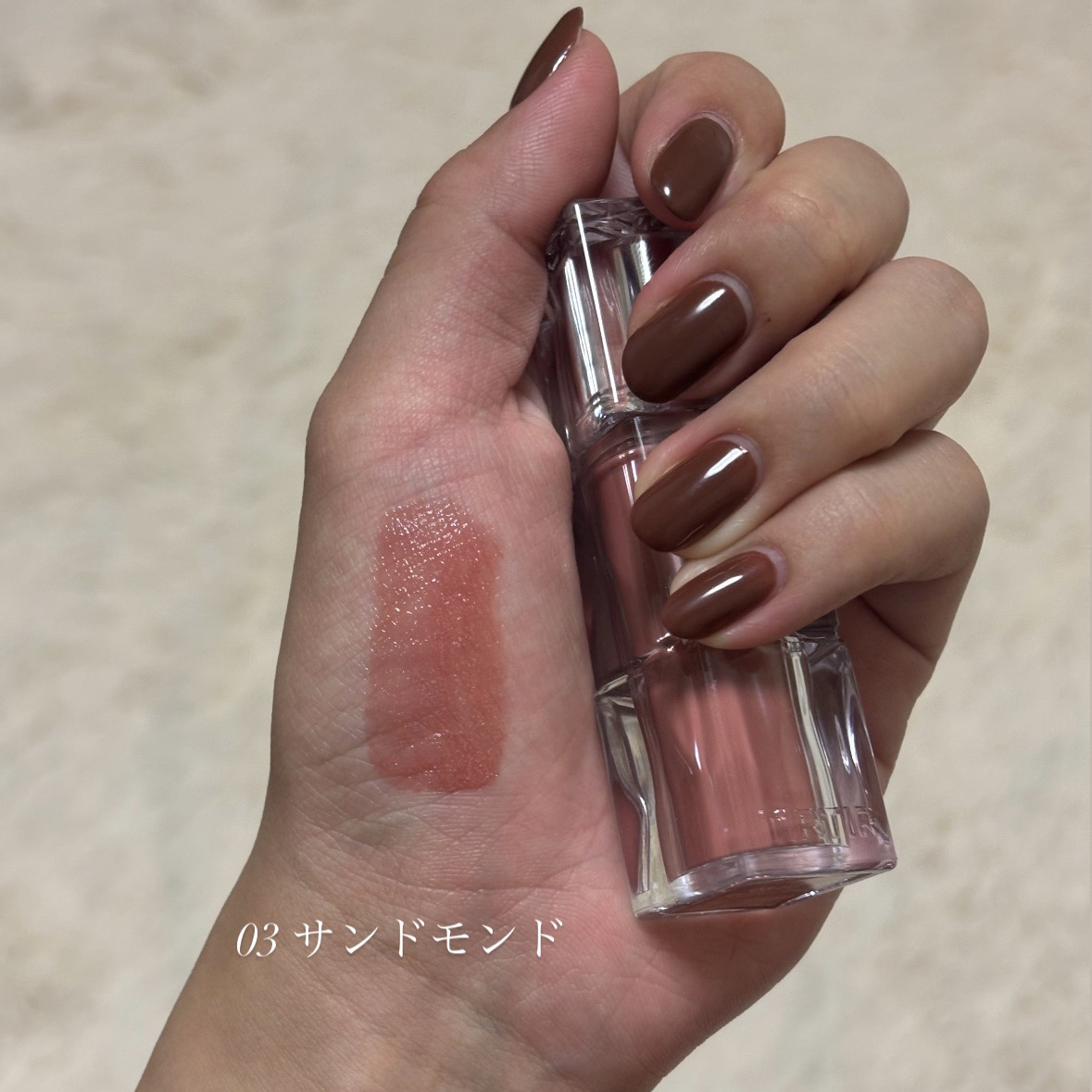 ウォーターリズムグロウメルティングバーム/TIRTIR(ティルティル)/口紅を使ったクチコミ（2枚目）