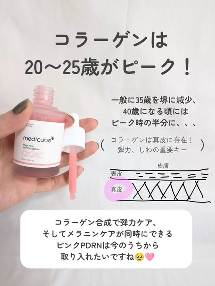 PDRNピンクアンプル PDRN 10,000ppm配合/MEDICUBE/美容液を使ったクチコミ(5枚目)