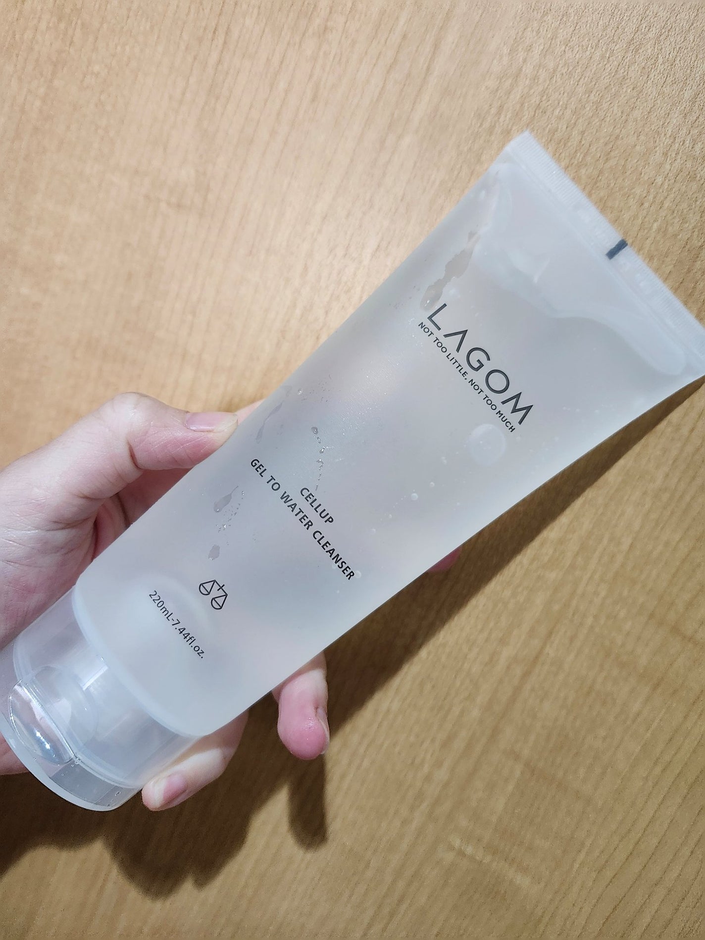 ラゴム ジェルトゥウォーター クレンザー(朝用洗顔)/LAGOM /その他洗顔料を使ったクチコミ(1枚目)