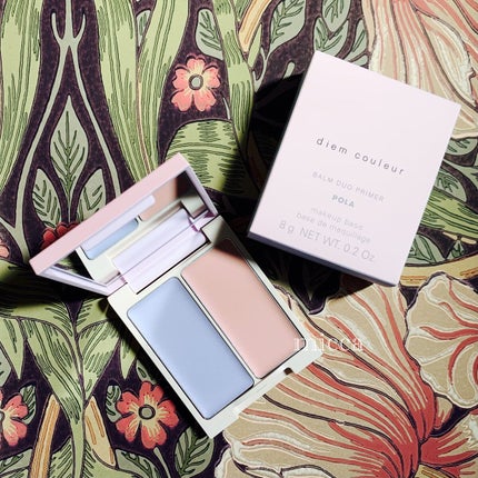 ディエム クルール バームディオプライマーのクチコミ「POLAポーラ ディエム クルール バームデュオプライマー
パープルととコーラルの化粧下地
.....」(1枚目)