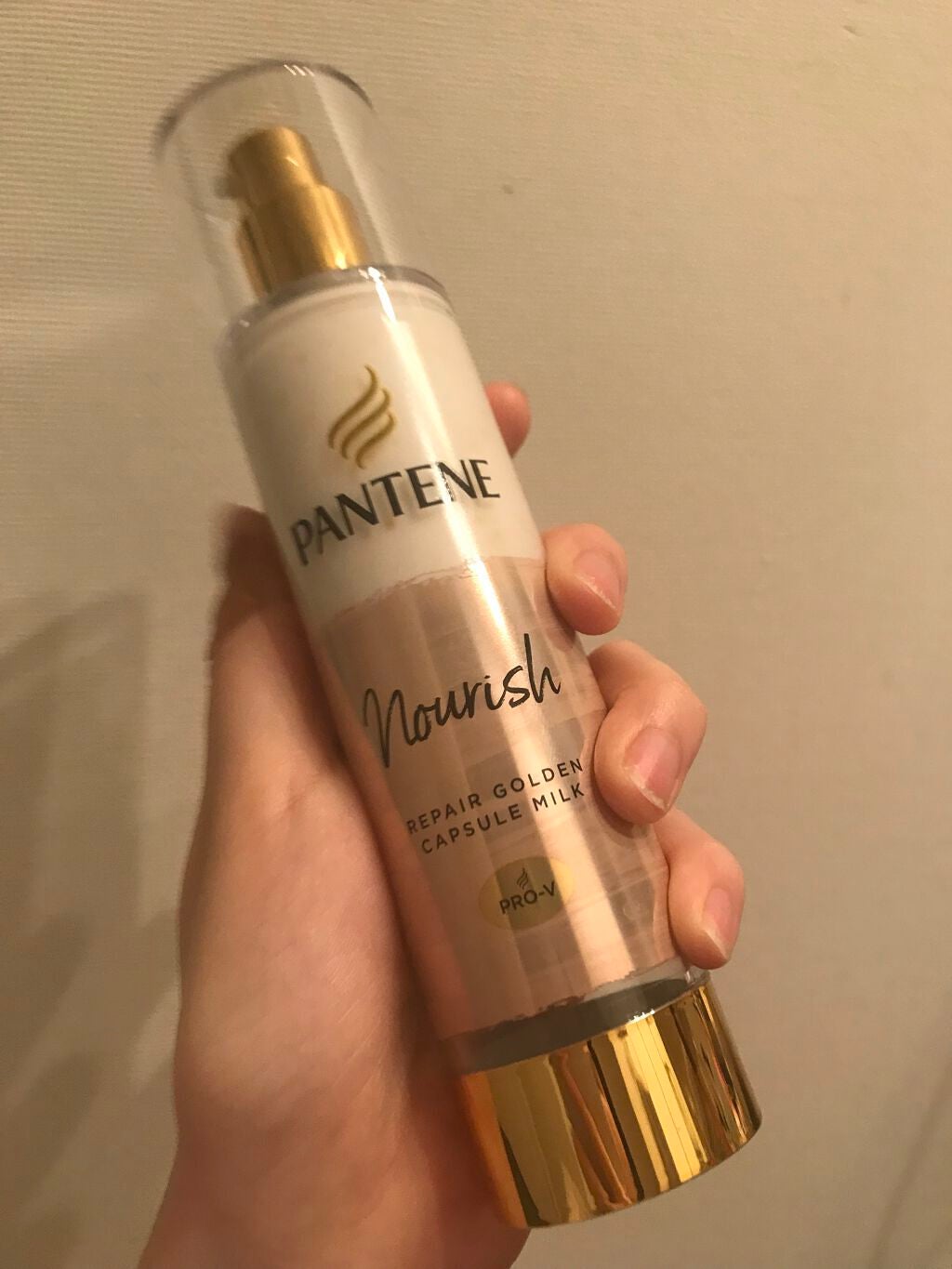 リペアー ゴールデン カプセル ミルク/パンテーン/ヘアミルクを使ったクチコミ(1枚目)
