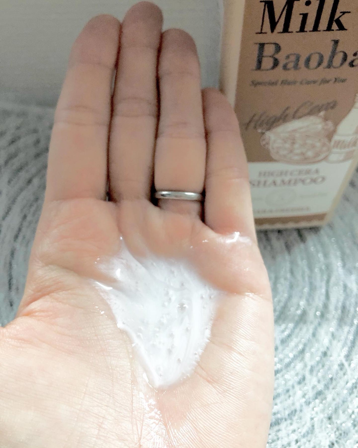 ハイセラ シャンプー / トリートメント ペアー&フリージア/ミルクバオバブ/シャンプー・コンディショナーを使ったクチコミ(3枚目)