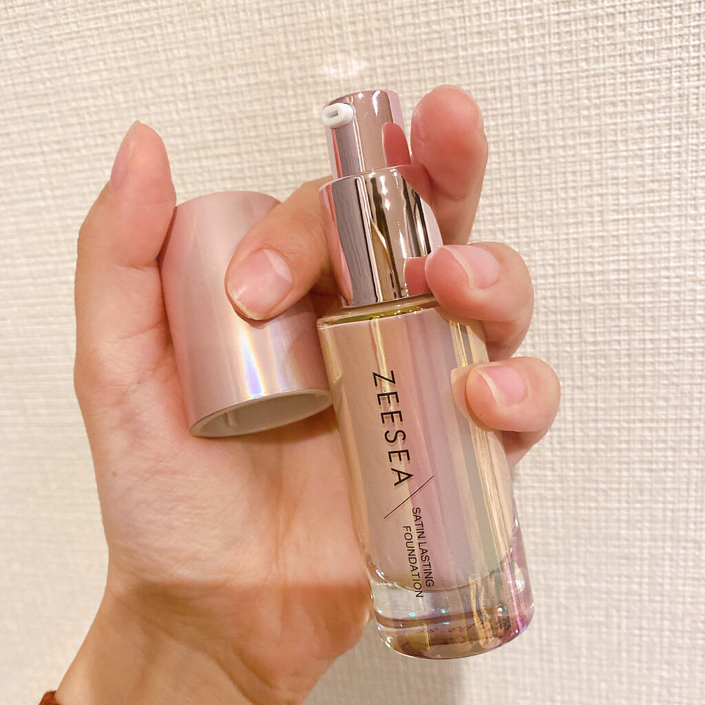 サテンラスティングファンデーション/ZEESEA/リキッドファンデーションを使ったクチコミ（3枚目）